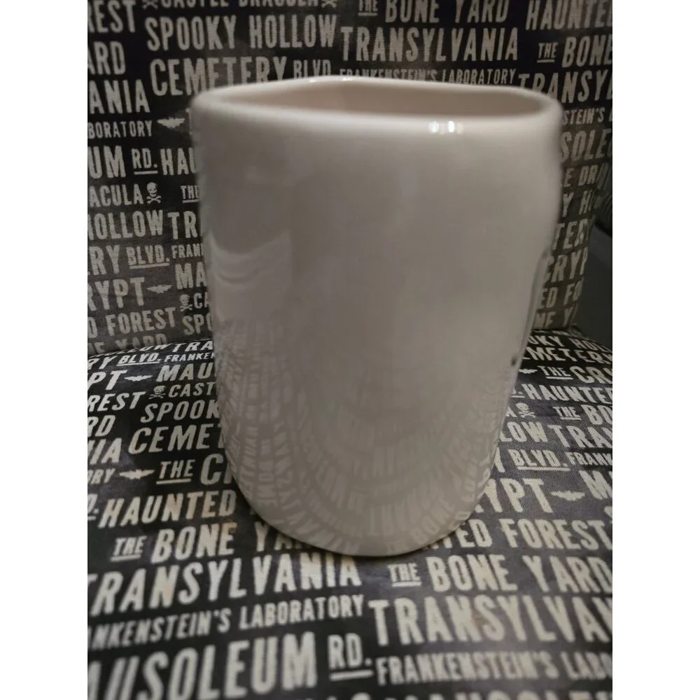 Rae Dunn Halloween Spooky Coffee Mug White
